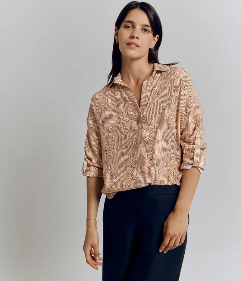 Okedo - Women's Fashion blouse crepe 1200x1200