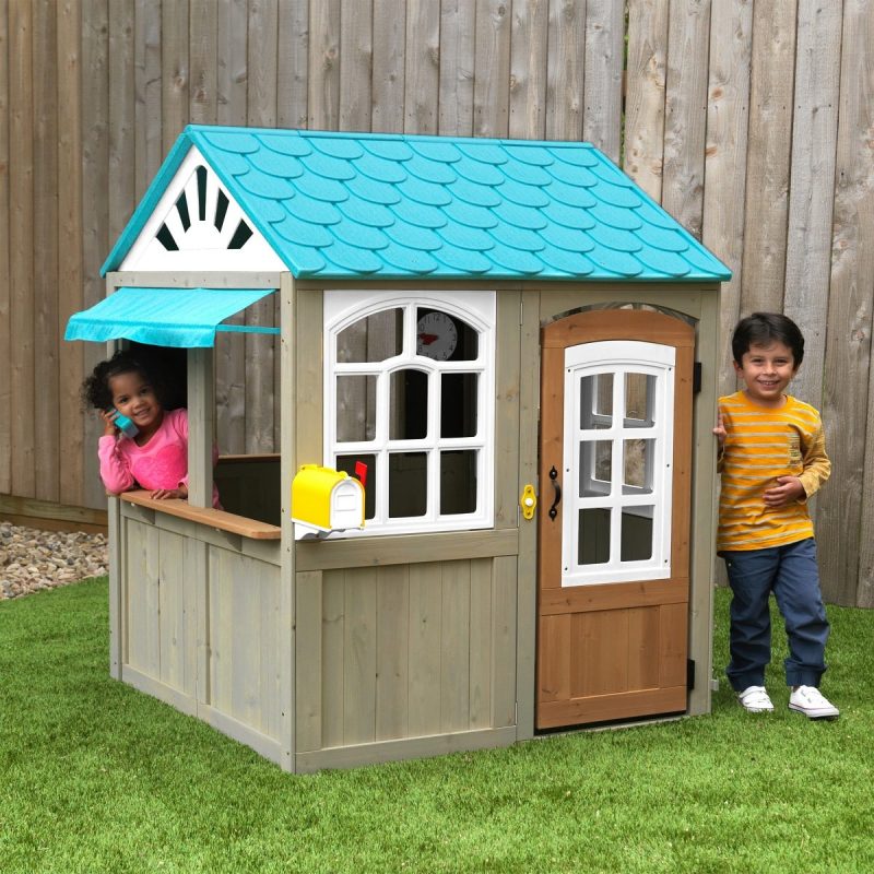 KidKraft Cedar Summit Greystone Cottage Playhouse