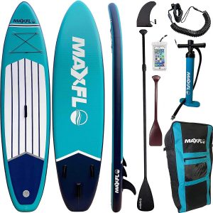 Planche de Stand Up Paddle gonflable 10'6" de long 6" d'épaisseur